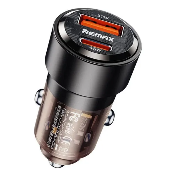 Remax_RCC360_75W_Fast_Car_Charger_Transparent_Design