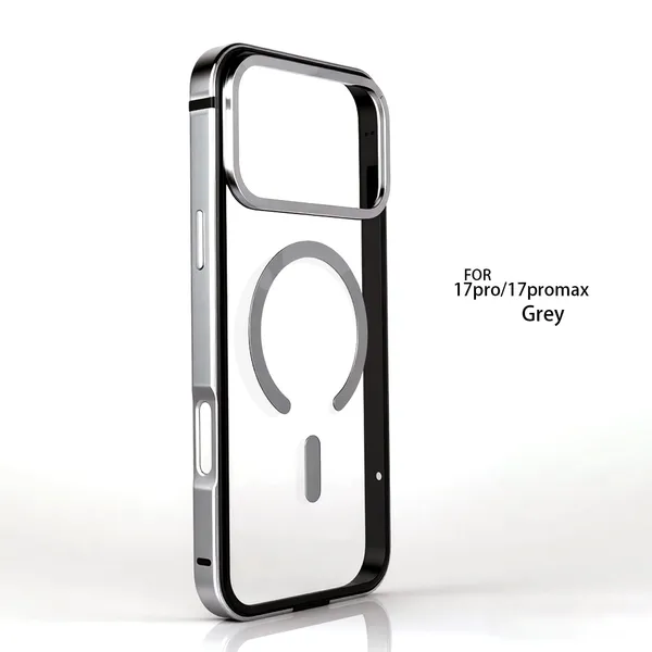 MagSafe_Metal_Bumper_Silver_Compalitable_For_[17PROMAX/_17PRO]