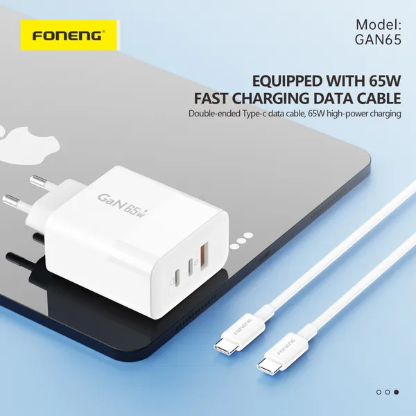 Foneng_65W_Desk_Charger_2_Usb_+_1_C