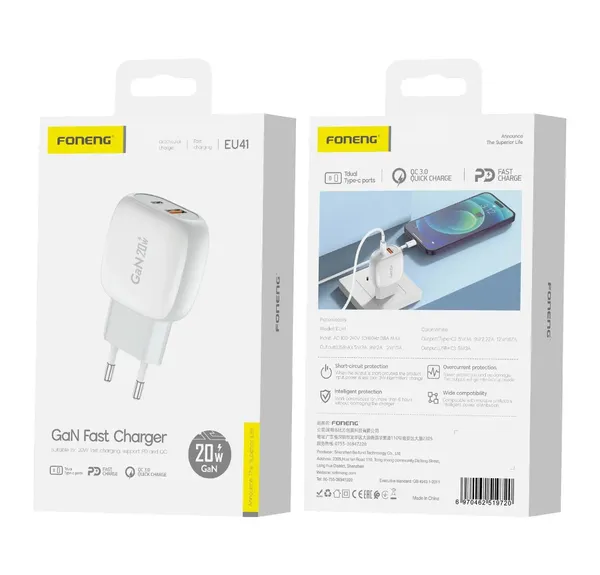 Foneng_EU40_20W_Charger_(Adaptor_Only)