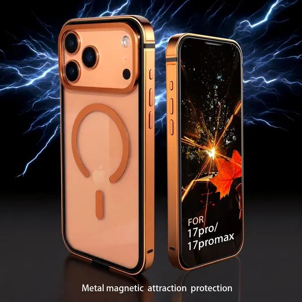MagSafe_Metal_Bumper_Orange_Compalitable_For_[17PROMAX/_17PRO]