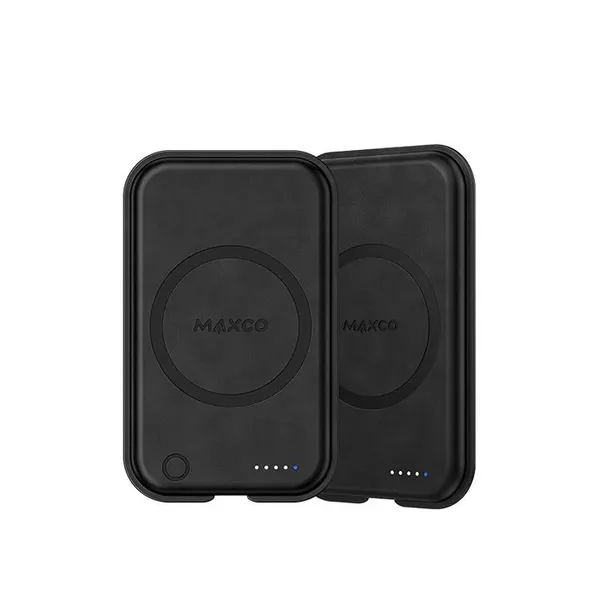 Maxco_MP26_5000mah_Dual_Wireless_PowerBank_BLack