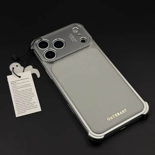 Skeleton_Case_Leather_Style_Sliver_MODEL_16_PRO