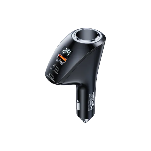 Remax_88.5W_Car_Charger_2_C_+_1_Usb_With_Display