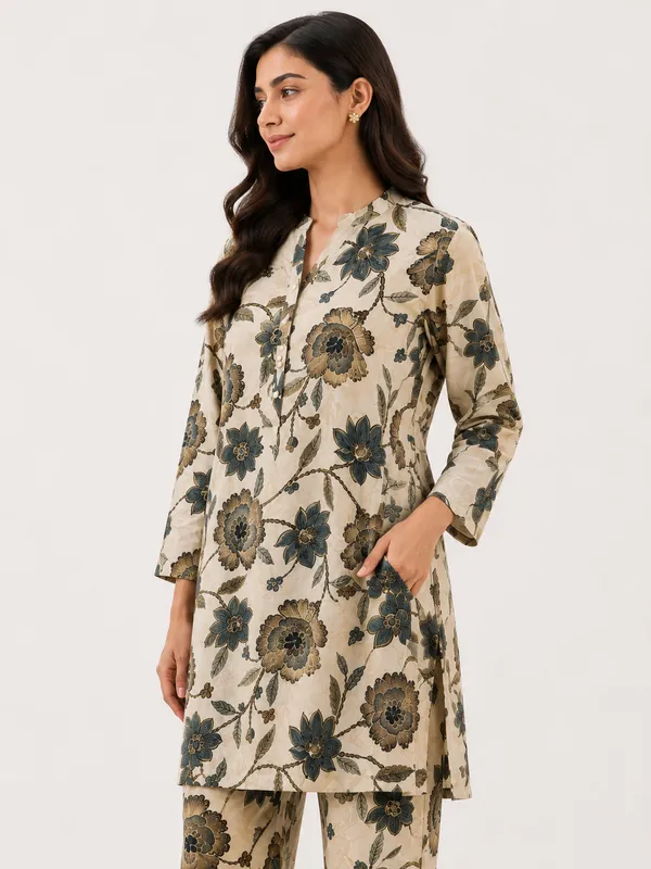 Beige_Rayon_Co-Ord_Set_For_Women