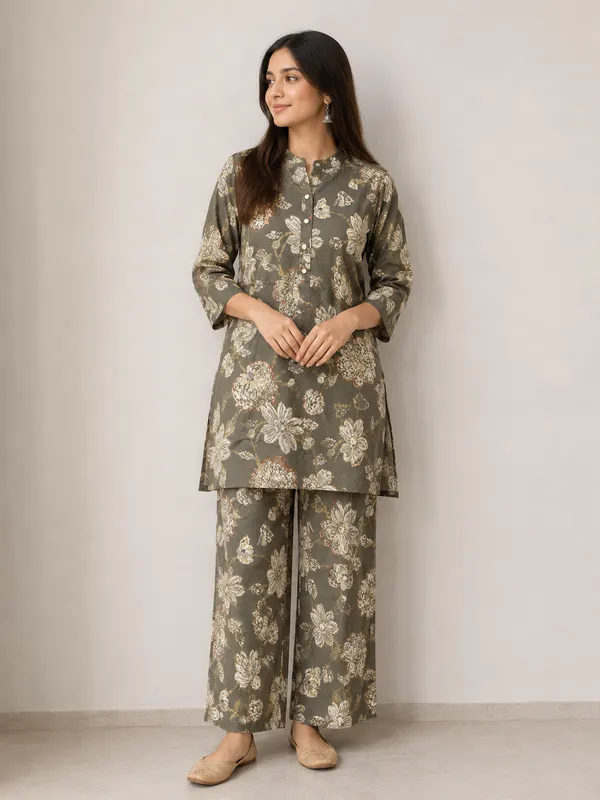 Olive_Green_Rayon_Co-Ord_Set_For_Women