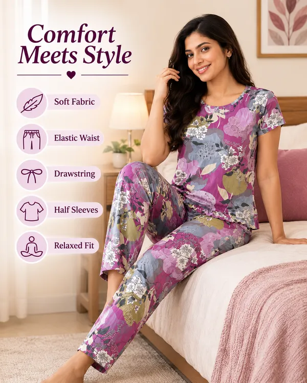 Floral_Printed_Night_Suit_Set_|_Soft_Hosiery_Cotton_Sleepwear_|_Half_Sleeve_Top_&_Pajama_Set