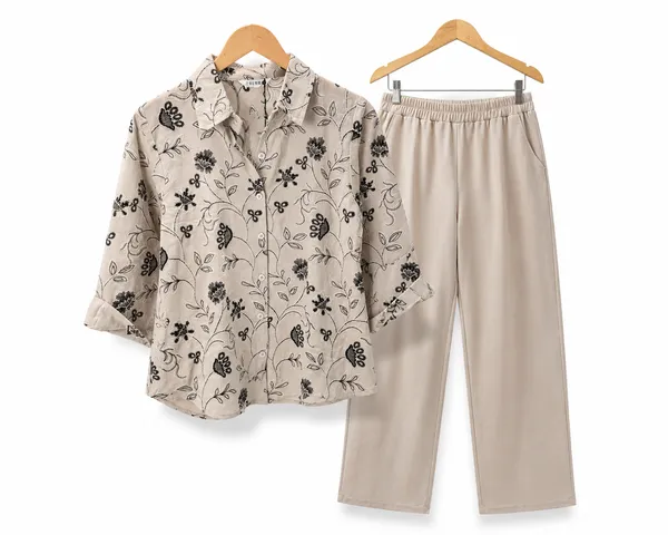 Beige_Jute_Co-Ord_Set_For_Women