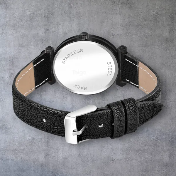 Sky_Mart_Alphabet_A_New_Arrival_Stylish_Analog_Wrist_Watch_For_Women_And_Girls_Classic_Round_Black_Dial_With_Trendy_Black_Leather_Strap