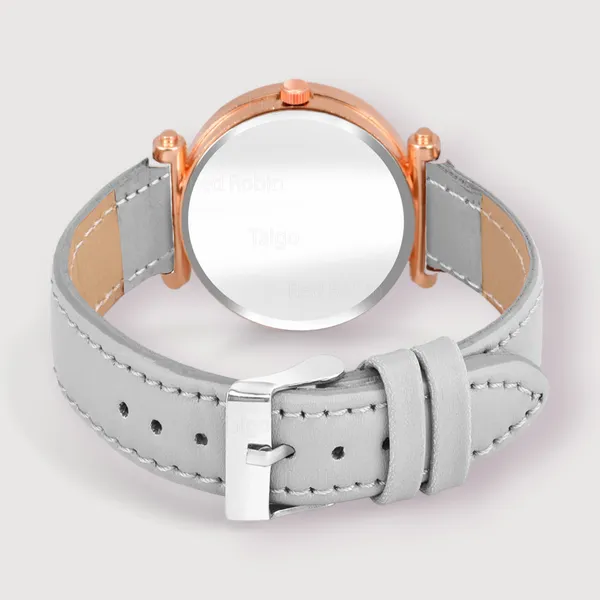 Sky_Mart_Alphabet_N_Trendy_Analog_Wrist_Watch_For_Women_And_Girls_New_Arrival_With_Classic_Black_Dial_And_Grey_Leather_Strap