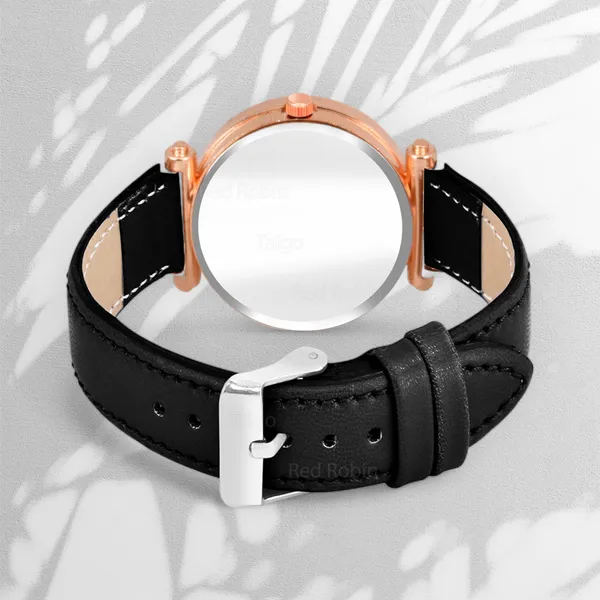 Sky_Mart_Alphabet_S_Classic_Analog_Wrist_Watch_For_Women_And_Girls_New_Arrival_With_Stylish_Black_Dial_And_Black_Leather_Strap