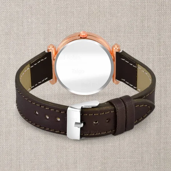 Sky_Mart_Alphabet_S_Classic_Analog_Wrist_Watch_For_Women_And_Girls_New_Arrival_With_Stylish_Black_Dial_And_Brown_Leather_Strap
