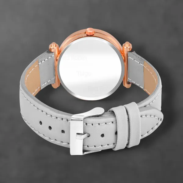 Sky_Mart_Alphabet_S_Classic_Analog_Wrist_Watch_For_Women_And_Girls_New_Arrival_With_Stylish_Black_Dial_And_Grey_Leather_Strap