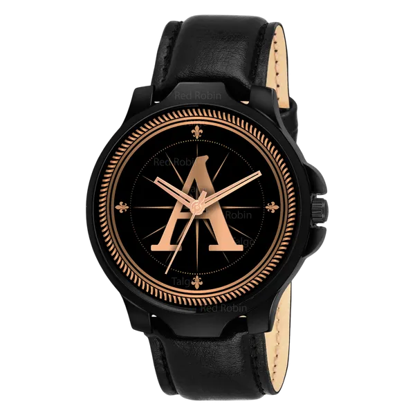 Sky_Mart_Analog_Round_Black_Dialbet_A_Design_Stylish_Black_Leather_Strap_Classic_Design_Fancy_Wrist_Watch_For_Men_And_Boys
