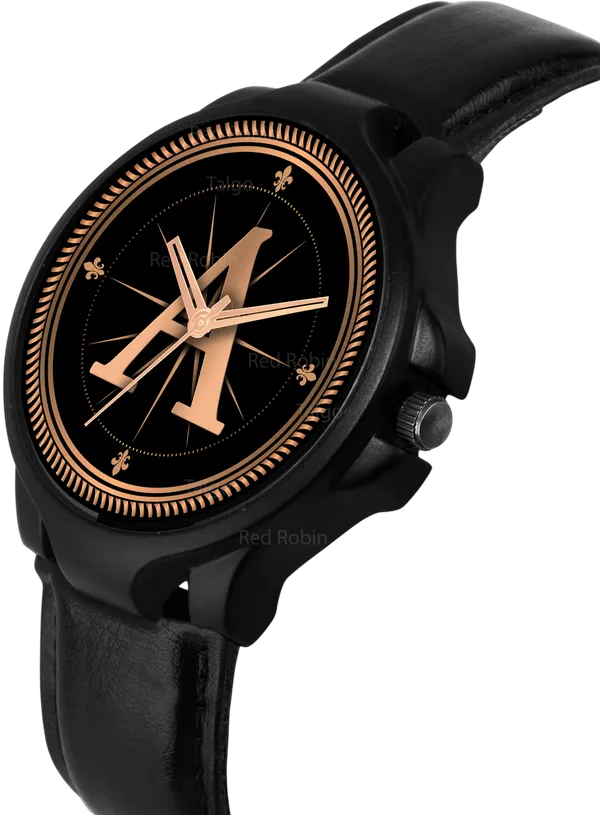 Sky_Mart_Analog_Round_Black_Dialbet_A_Design_Stylish_Black_Leather_Strap_Classic_Design_Fancy_Wrist_Watch_For_Men_And_Boys
