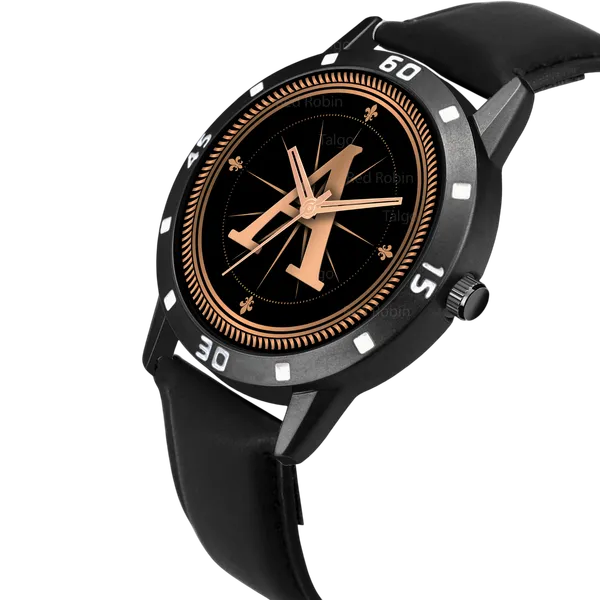 Sky_Mart_Analog_Round_Black_Dialbet_A_Design_Stylish_Black_Leather_Strap_Classic_Design_Fancy_Wrist_Watch_For_Men_And_Boys