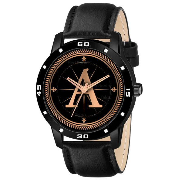 Sky_Mart_Analog_Round_Black_Dialbet_A_Design_Stylish_Black_Leather_Strap_Classic_Design_Fancy_Wrist_Watch_For_Men_And_Boys