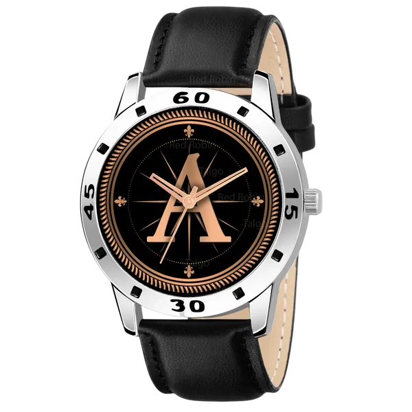 Sky_Mart_Analog_Round_Black_Dialbet_A_Design_Stylish_Black_Leather_Strap_Classic_Design_Fancy_Wrist_Watch_For_Men_And_Boys