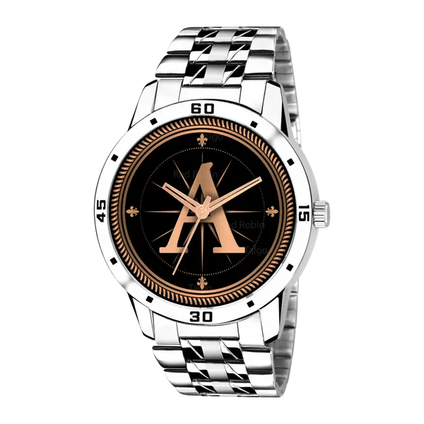 Sky_Mart_Analog_Round_Black_Dialbet_A_Design_Stylish_Silver_Stainless_Steel_Strap_Classic_Design_Fancy_Wrist_Watch_For_Men_And_Boys