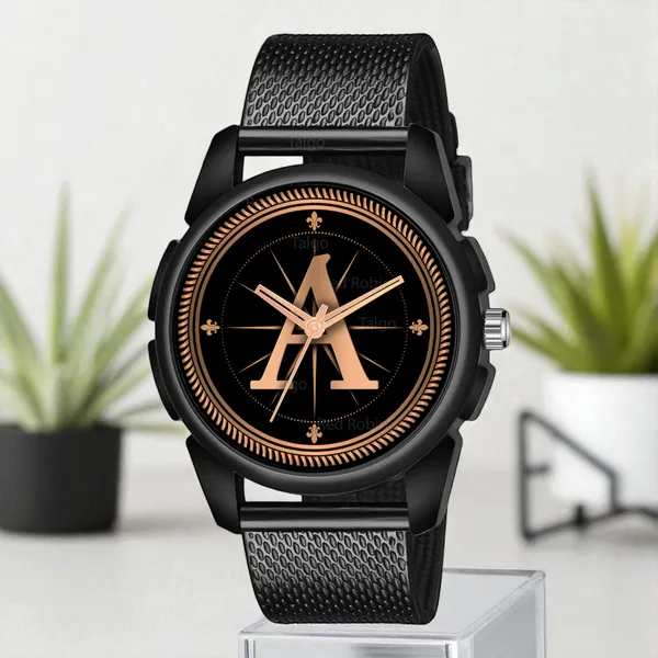 Sky_Mart_Analog_Round_Black_Dialbet_A_Design_Stylish_Black_Silicone_Strap_Classic_Design_Fancy_Wrist_Watch_For_Men_And_Boys