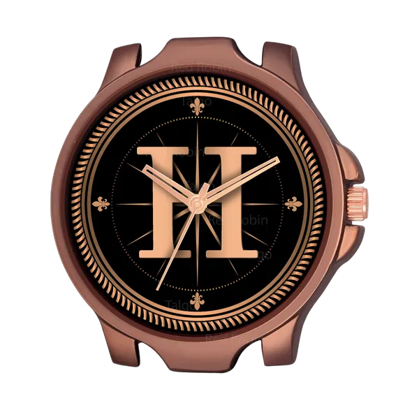 Sky_Mart_Analog_Round_Black_Dialbet_H_Design_Stylish_Brown_Leather_Strap_Classic_Design_Fancy_Wrist_Watch_For_Men_And_Boys