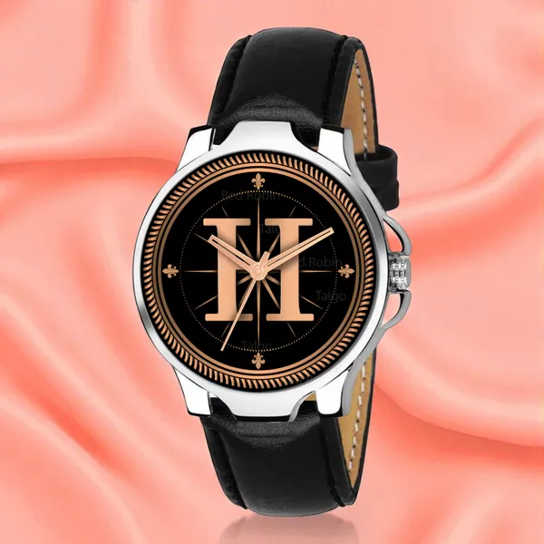 Sky_Mart_Analog_Round_Black_Dialbet_H_Design_Stylish_Black_Leather_Strap_Classic_Design_Fancy_Wrist_Watch_For_Men_And_Boys