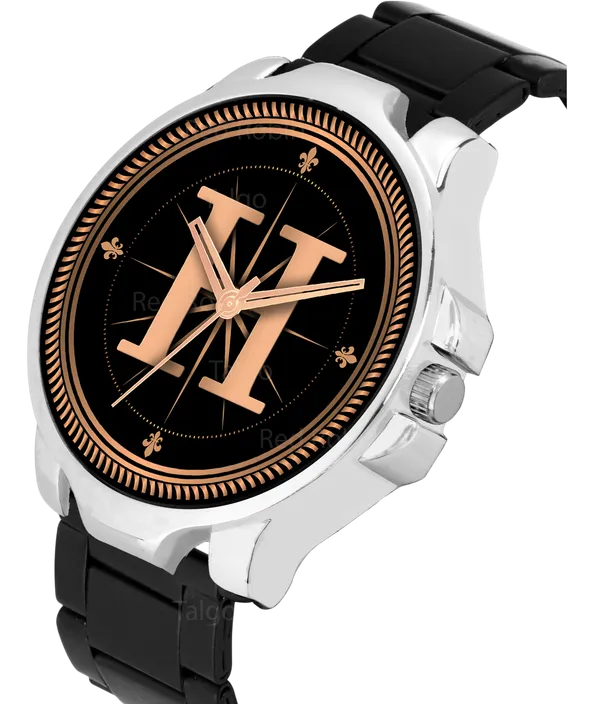 Sky_Mart_Analog_Round_Black_Dialbet_H_Design_Stylish_Black_Silicone_Strap_Classic_Design_Fancy_Wrist_Watch_For_Men_And_Boys