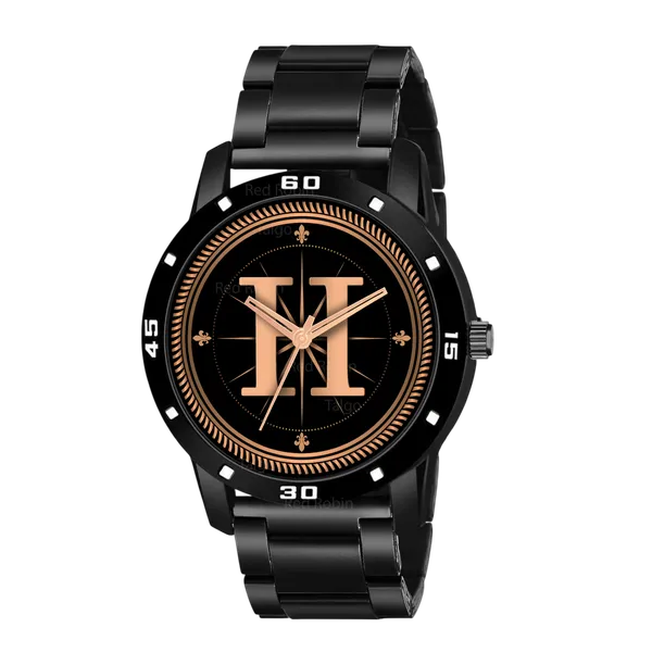 Sky_Mart_Analog_Round_Black_Dialbet_H_Design_Stylish_Black_Silicone_Strap_Classic_Design_Fancy_Wrist_Watch_For_Men_And_Boys