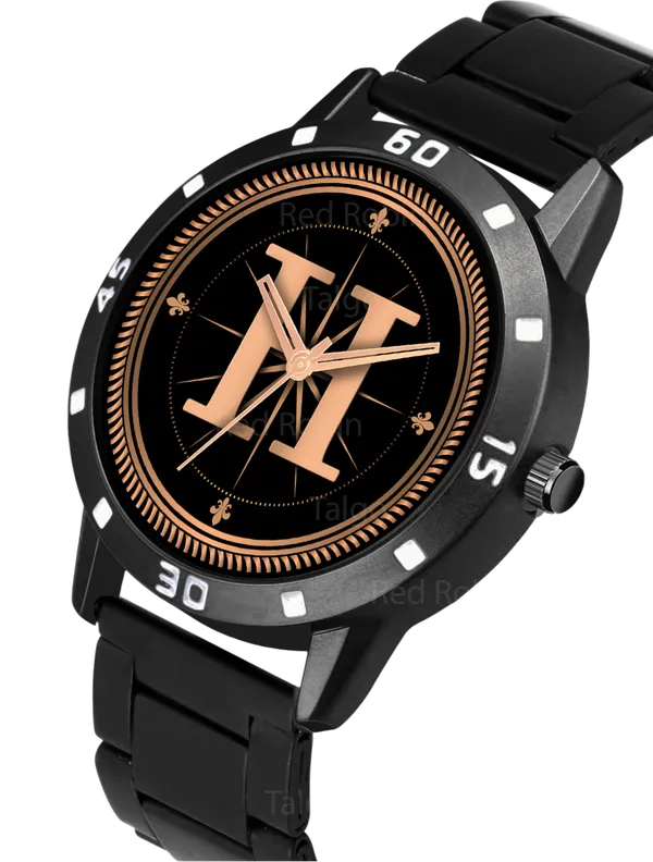 Sky_Mart_Analog_Round_Black_Dialbet_H_Design_Stylish_Black_Silicone_Strap_Classic_Design_Fancy_Wrist_Watch_For_Men_And_Boys
