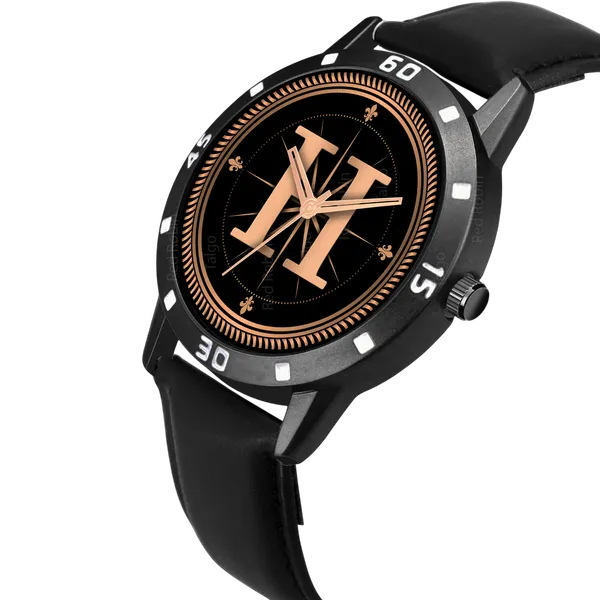 Sky_Mart_Analog_Round_Black_Dialbet_H_Design_Stylish_Black_Leather_Strap_Classic_Design_Fancy_Wrist_Watch_For_Men_And_Boys