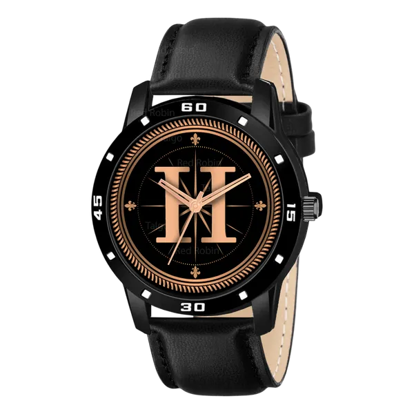 Sky_Mart_Analog_Round_Black_Dialbet_H_Design_Stylish_Black_Leather_Strap_Classic_Design_Fancy_Wrist_Watch_For_Men_And_Boys