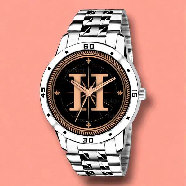 Sky_Mart_Analog_Round_Black_Dialbet_H_Design_Stylish_Silver_Stainless_Steel_Strap_Classic_Design_Fancy_Wrist_Watch_For_Men_And_Boys