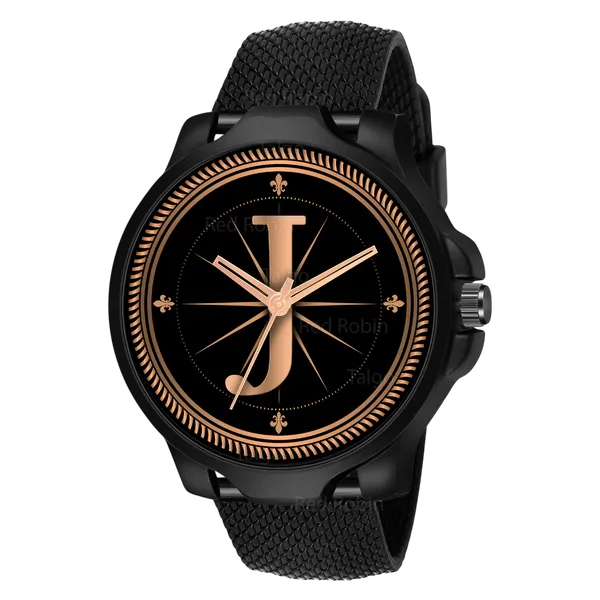 Sky_Mart_Analog_Round_Black_Dialbet_J_Design_Stylish_Black_Silicone_Strap_Classic_Design_Fancy_Wrist_Watch_For_Men_And_Boys