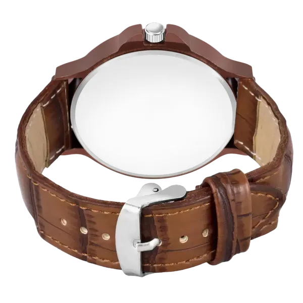 Sky_Mart_Analog_Round_Black_Dialbet_J_Design_Stylish_Brown_Leather_Strap_Classic_Design_Fancy_Wrist_Watch_For_Men_And_Boys