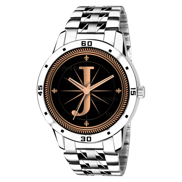 Sky_Mart_Analog_Round_Black_Dialbet_J_Design_Stylish_Silver_Stainless_Steel_Strap_Classic_Design_Fancy_Wrist_Watch_For_Men_And_Boys