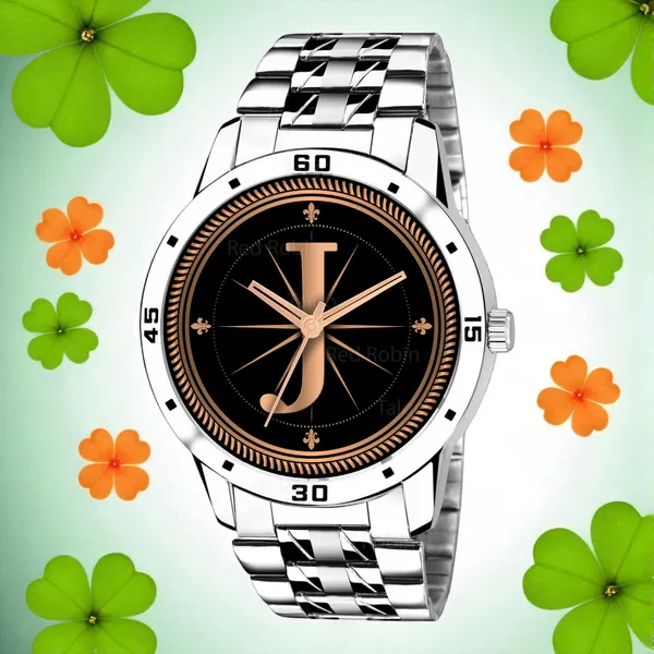 Sky_Mart_Analog_Round_Black_Dialbet_J_Design_Stylish_Silver_Stainless_Steel_Strap_Classic_Design_Fancy_Wrist_Watch_For_Men_And_Boys