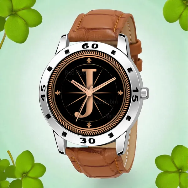 Sky_Mart_Analog_Round_Black_Dialbet_J_Design_Stylish_Beige_Leather_Strap_Classic_Design_Fancy_Wrist_Watch_For_Men_And_Boys