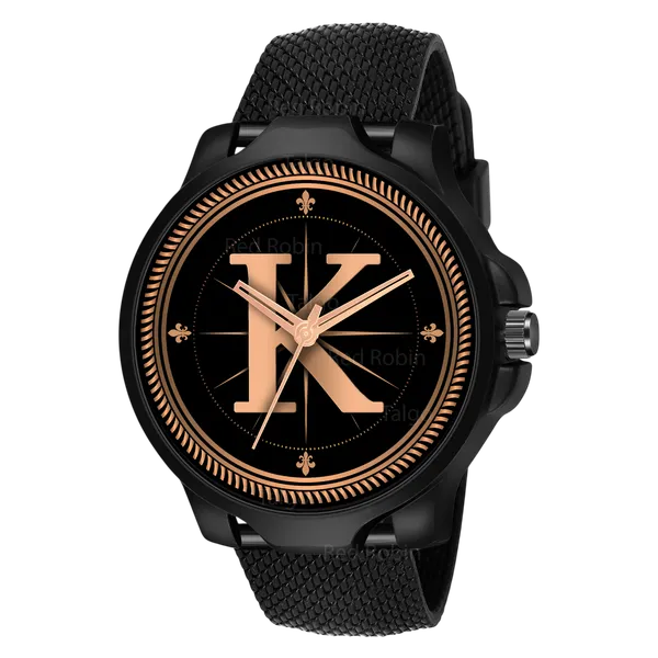 Sky_Mart_Analog_Round_Black_Dialbet_K_Design_Stylish_Black_Silicone_Strap_Classic_Design_Fancy_Wrist_Watch_For_Men_And_Boys