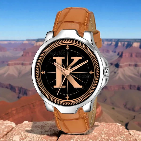 Sky_Mart_Analog_Round_Black_Dialbet_K_Design_Stylish_Beige_Leather_Strap_Classic_Design_Fancy_Wrist_Watch_For_Men_And_Boys