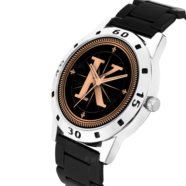 Sky_Mart_Analog_Round_Black_Dialbet_K_Design_Stylish_Black_Silicone_Strap_Classic_Design_Fancy_Wrist_Watch_For_Men_And_Boys