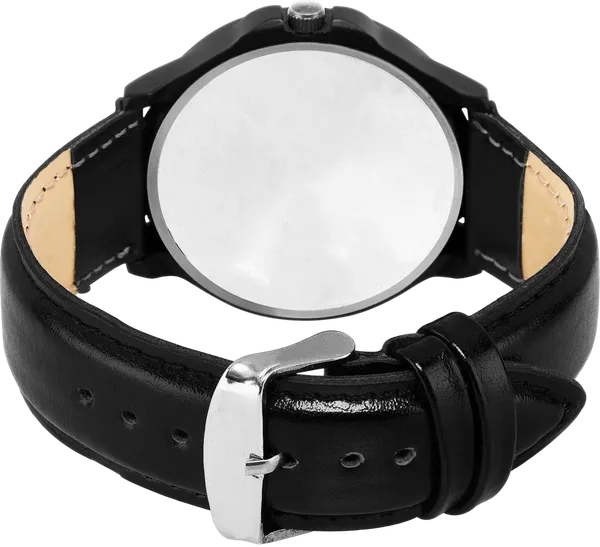 Sky_Mart_Analog_Round_Black_Dialbet_M_Design_Stylish_Black_Leather_Strap_Classic_Design_Fancy_Wrist_Watch_For_Men_And_Boys