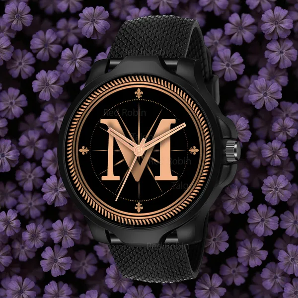 Sky_Mart_Analog_Round_Black_Dialbet_M_Design_Stylish_Black_Silicone_Strap_Classic_Design_Fancy_Wrist_Watch_For_Men_And_Boys