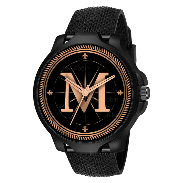 Sky_Mart_Analog_Round_Black_Dialbet_M_Design_Stylish_Black_Silicone_Strap_Classic_Design_Fancy_Wrist_Watch_For_Men_And_Boys