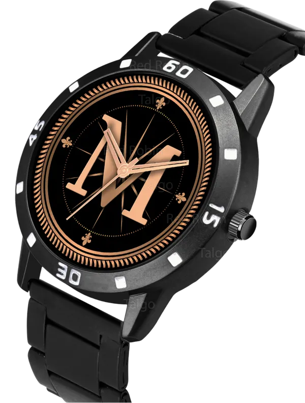 Sky_Mart_Analog_Round_Black_Dialbet_M_Design_Stylish_Black_Silicone_Strap_Classic_Design_Fancy_Wrist_Watch_For_Men_And_Boys