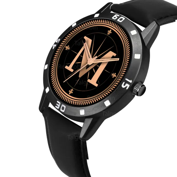 Sky_Mart_Analog_Round_Black_Dialbet_M_Design_Stylish_Black_Leather_Strap_Classic_Design_Fancy_Wrist_Watch_For_Men_And_Boys