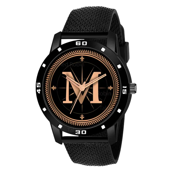 Sky_Mart_Analog_Round_Black_Dialbet_M_Design_Stylish_Black_Silicone_Strap_Classic_Design_Fancy_Wrist_Watch_For_Men_And_Boys