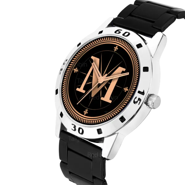 Sky_Mart_Analog_Round_Black_Dialbet_M_Design_Stylish_Black_Silicone_Strap_Classic_Design_Fancy_Wrist_Watch_For_Men_And_Boys