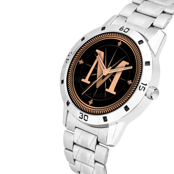 Sky_Mart_Analog_Round_Black_Dialbet_M_Design_Stylish_Silver_Stainless_Steel_Strap_Classic_Design_Fancy_Wrist_Watch_For_Men_And_Boys