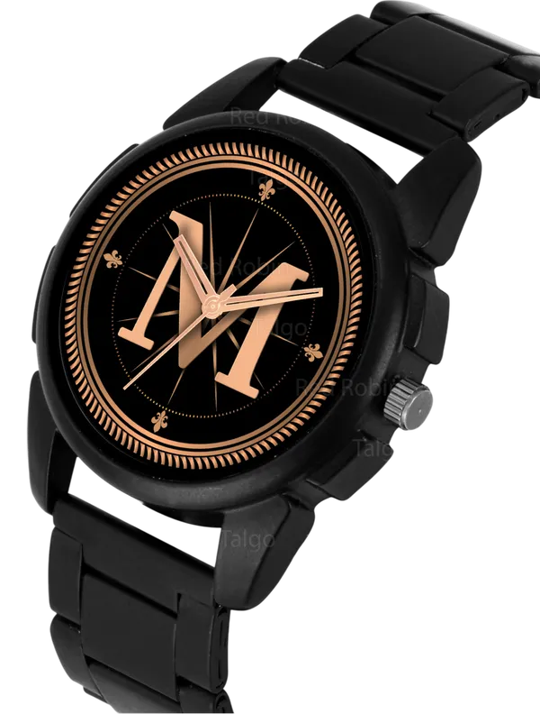 Sky_Mart_Analog_Round_Black_Dialbet_M_Design_Stylish_Black_Silicone_Strap_Classic_Design_Fancy_Wrist_Watch_For_Men_And_Boys