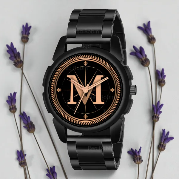 Sky_Mart_Analog_Round_Black_Dialbet_M_Design_Stylish_Black_Silicone_Strap_Classic_Design_Fancy_Wrist_Watch_For_Men_And_Boys